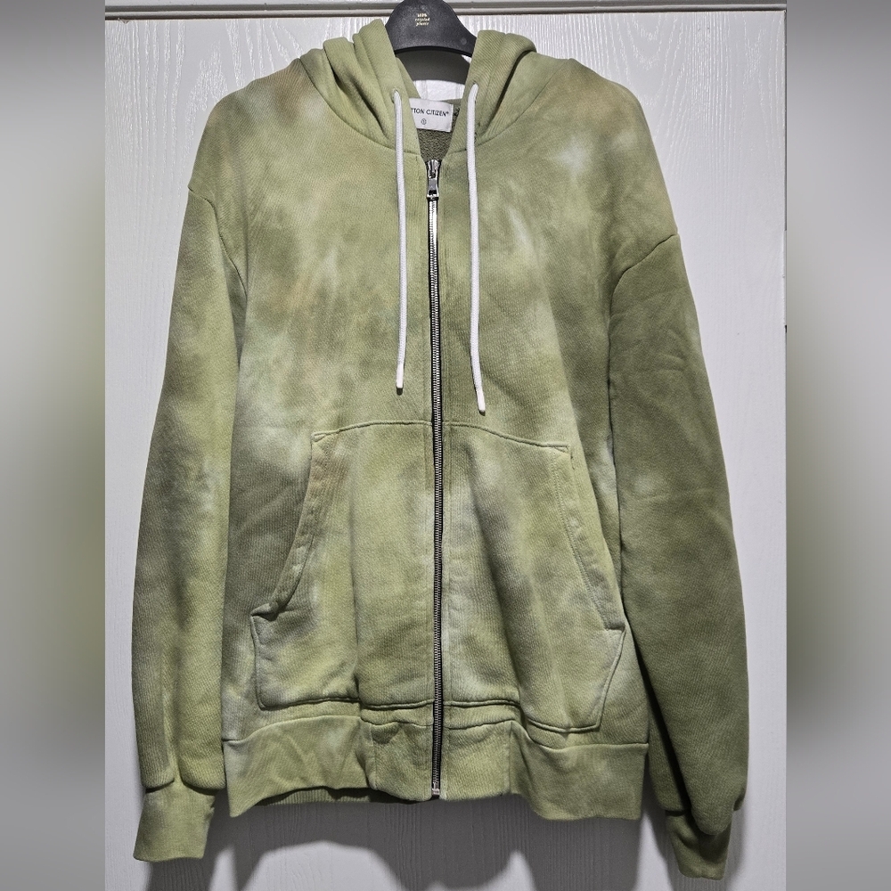 Cotton Citizen Green Brooklyn Oversized Tie-Dye Hoodie Size Small
